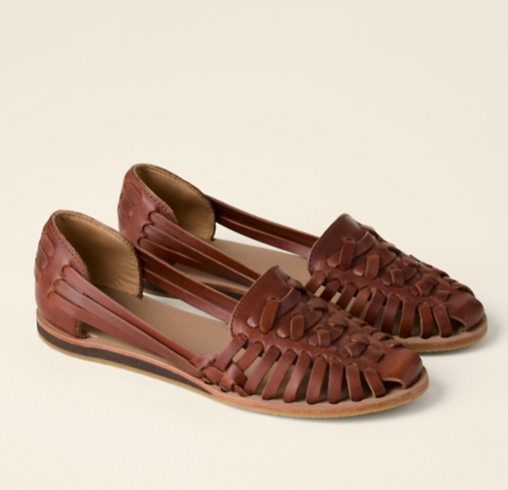 Maisie | Woven Leather Sandals