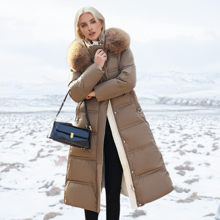 Clemmie | Womens Fur Hood Ladies Puffer Jacket