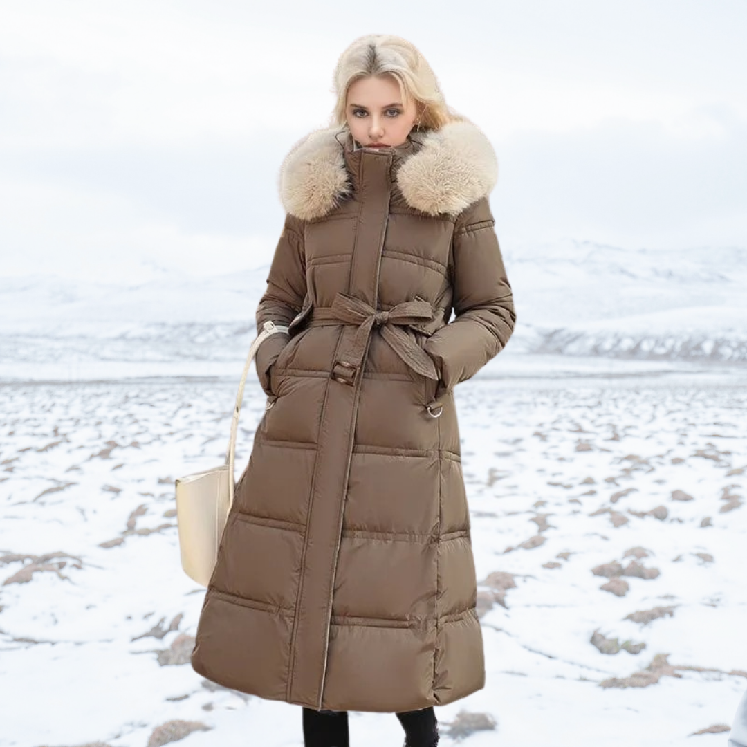 Clemmie | Womens Fur Hood Ladies Puffer Jacket