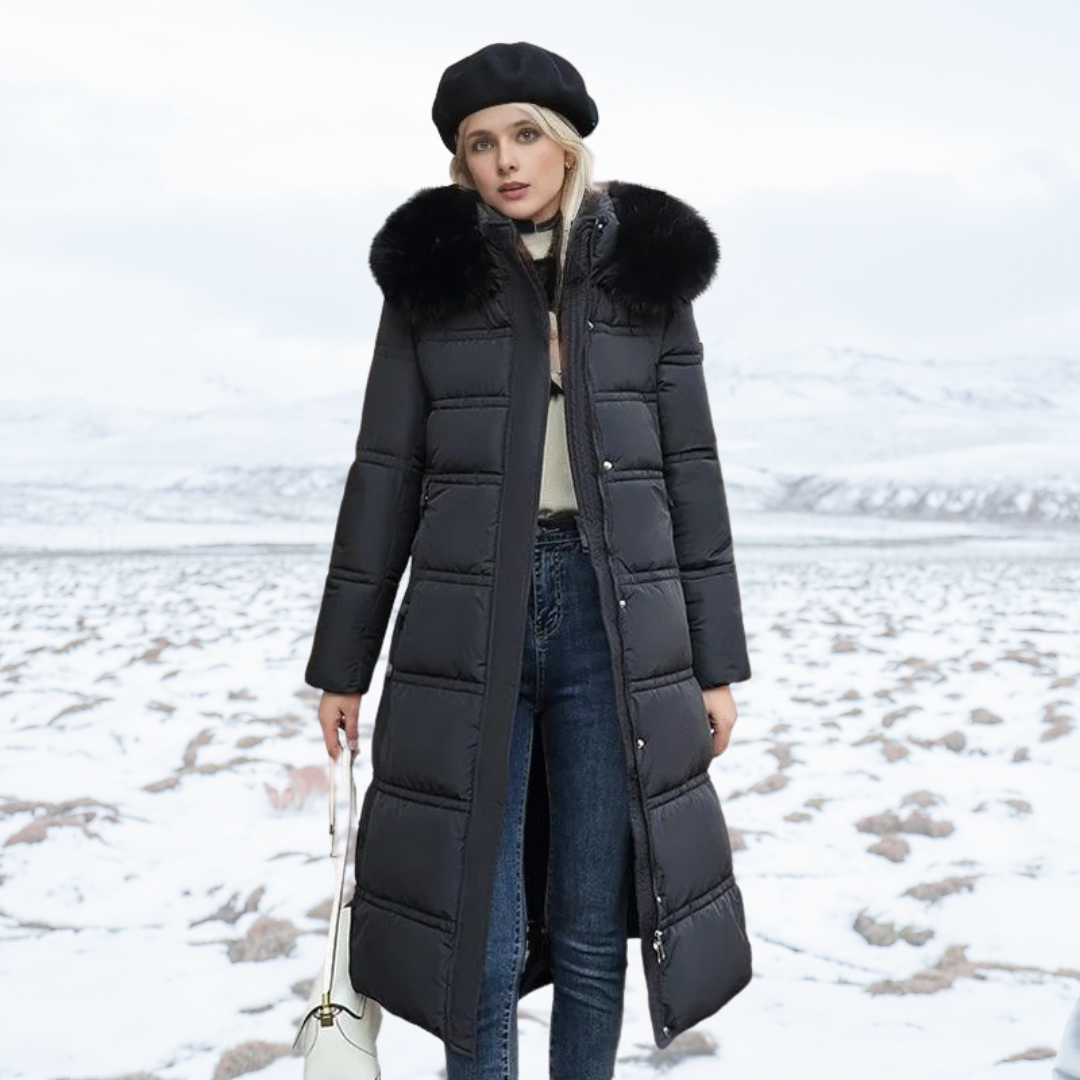 Clemmie | Womens Fur Hood Ladies Puffer Jacket