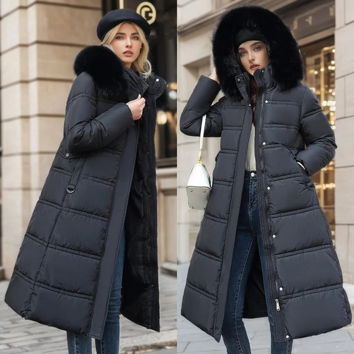 Clemmie | Womens Fur Hood Ladies Puffer Jacket