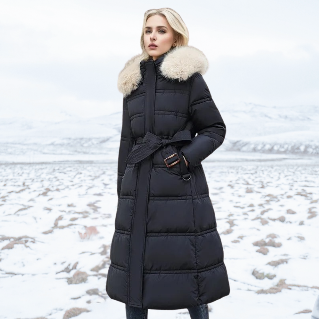 Clemmie | Womens Fur Hood Ladies Puffer Jacket