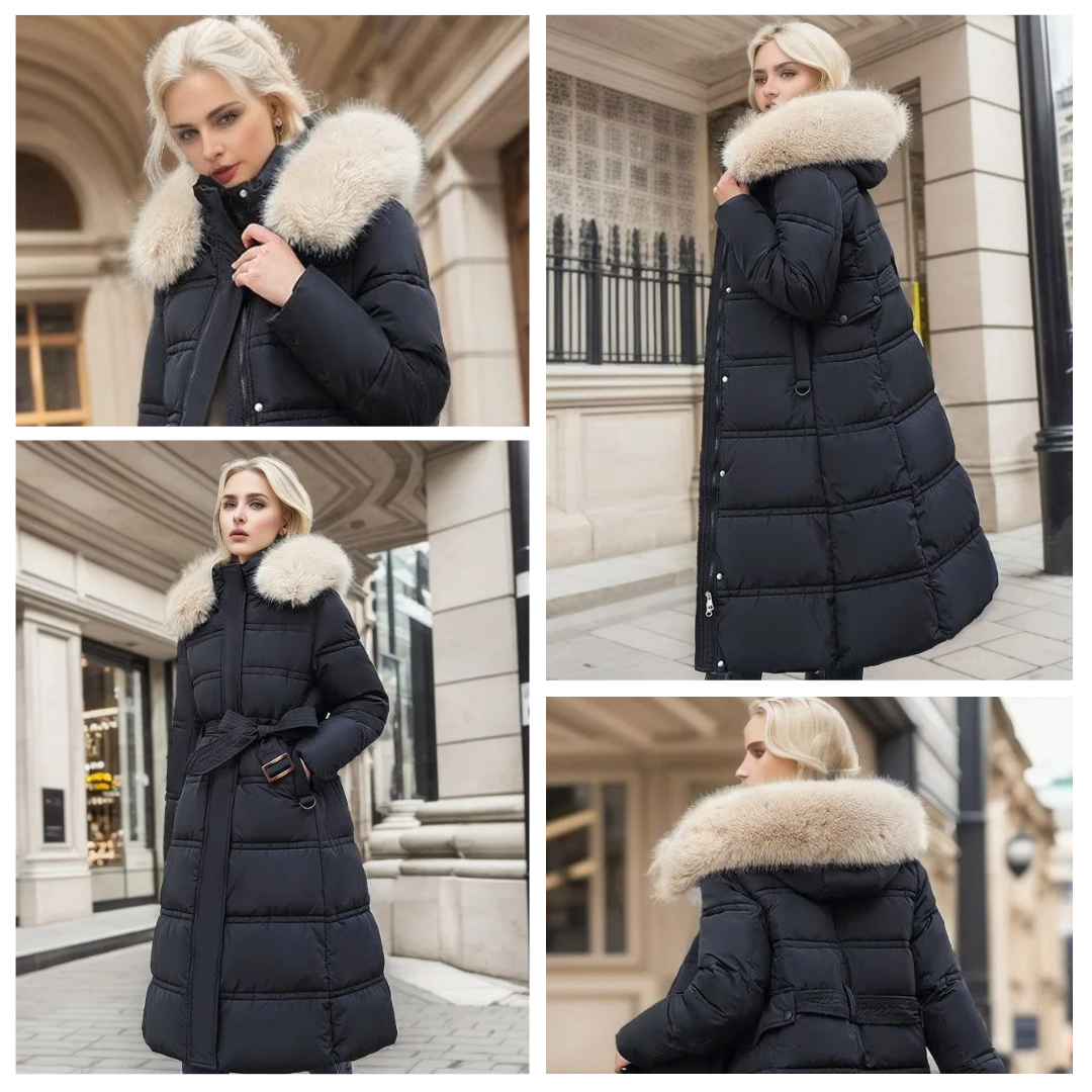 Clemmie | Womens Fur Hood Ladies Puffer Jacket