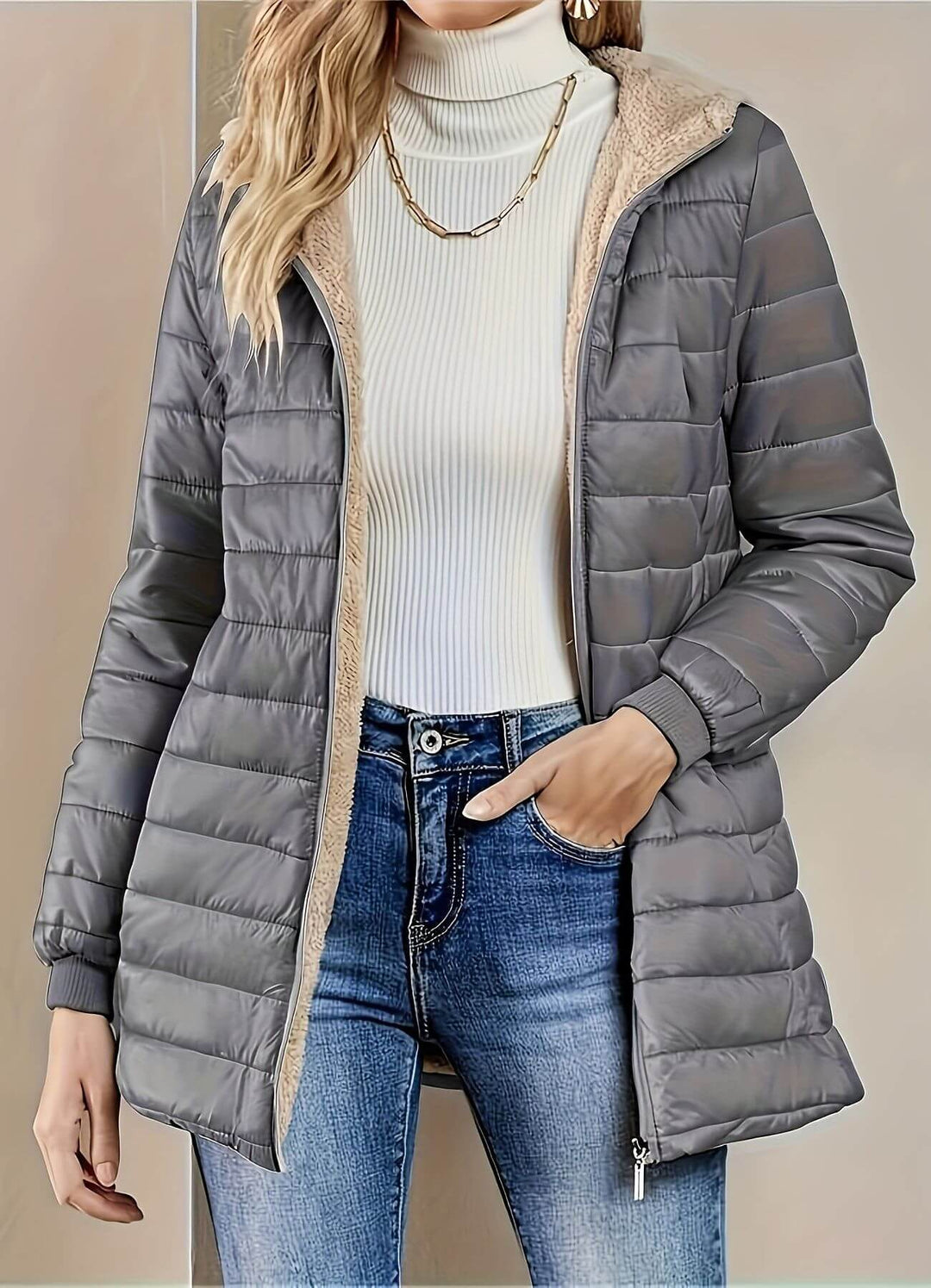 Cressida | Ladies Puffer Jacket Women Quilted Longline