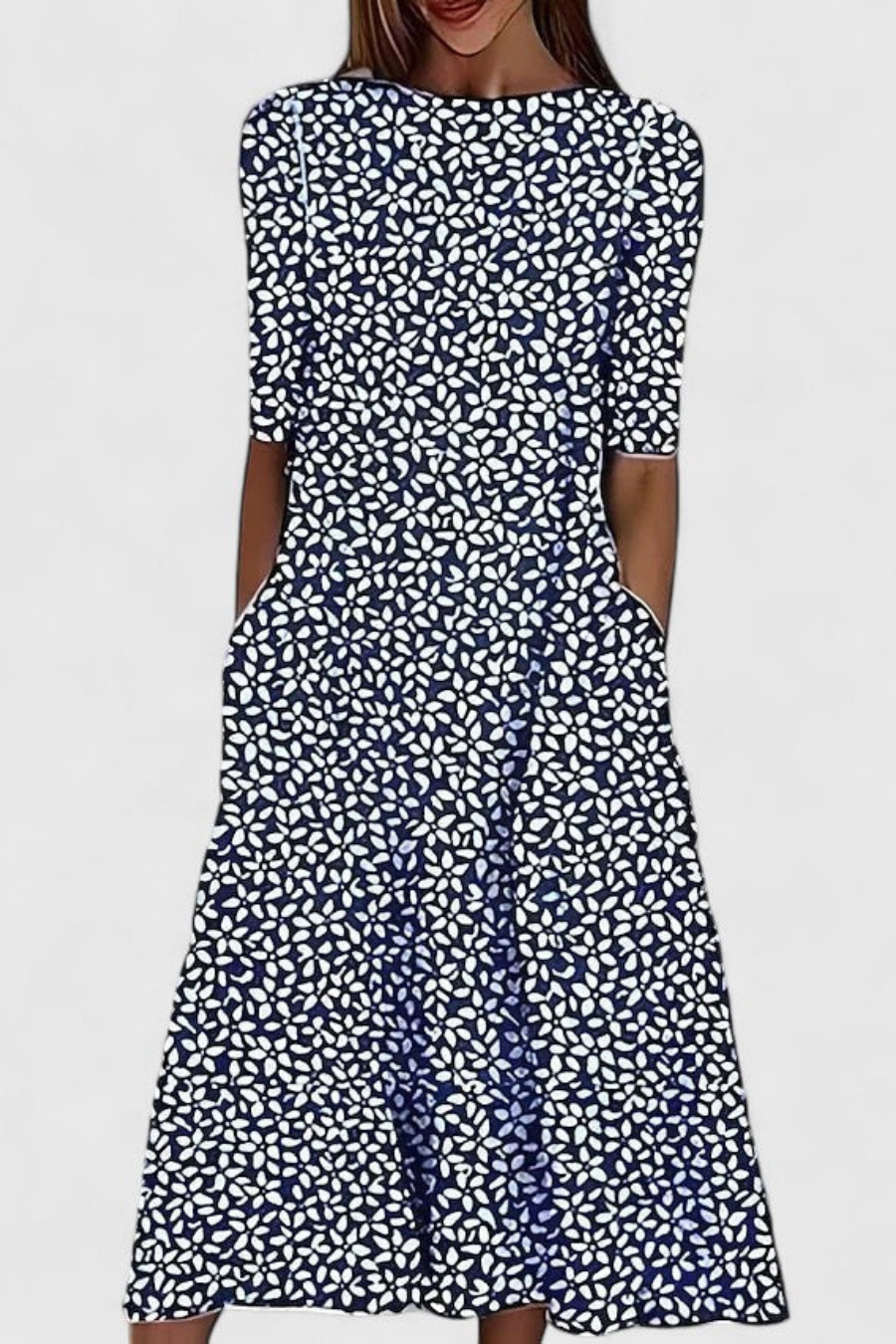 Rosie | Midi Dress for Women