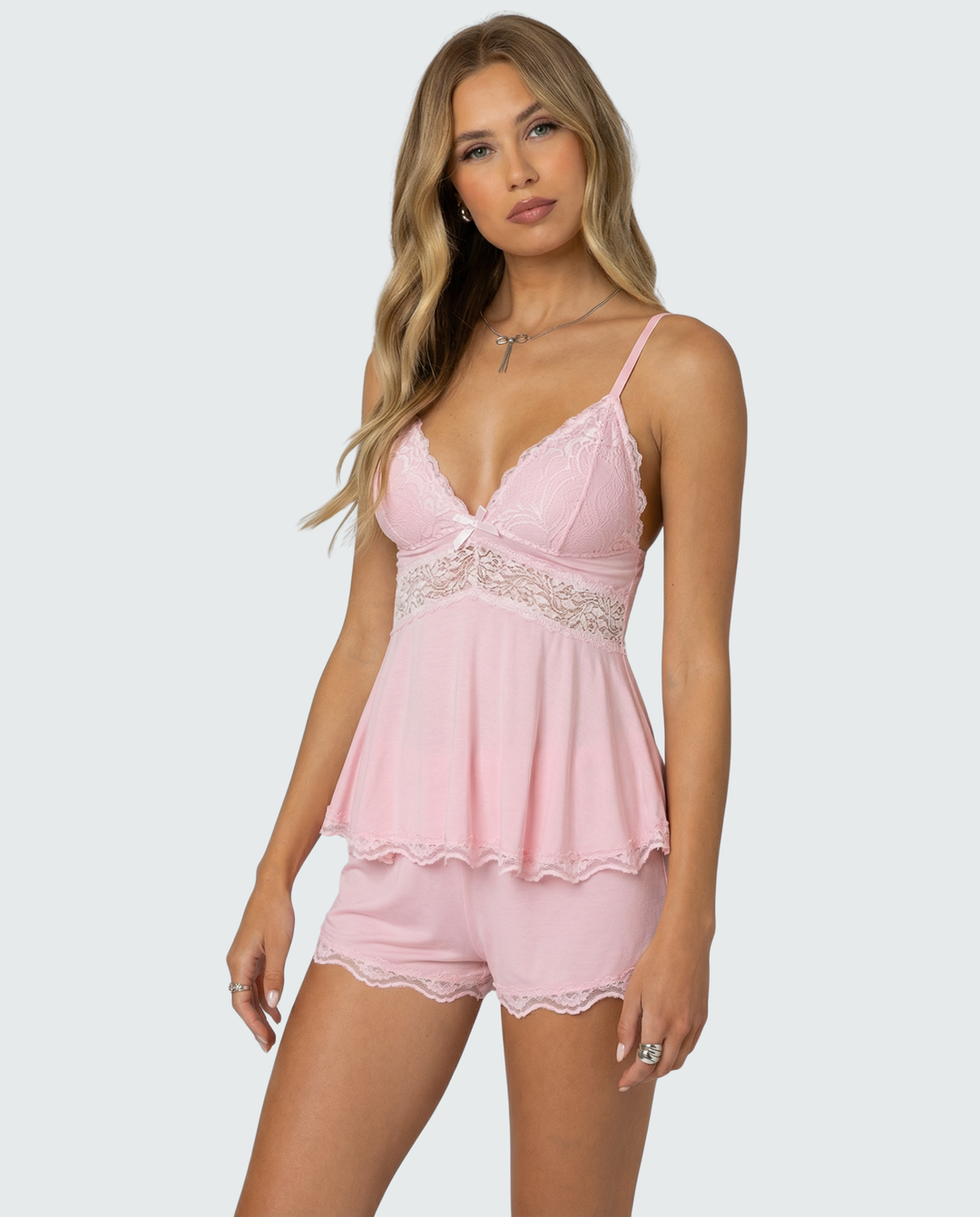 Pippa | Lace Cami Top and Shorts Set Women
