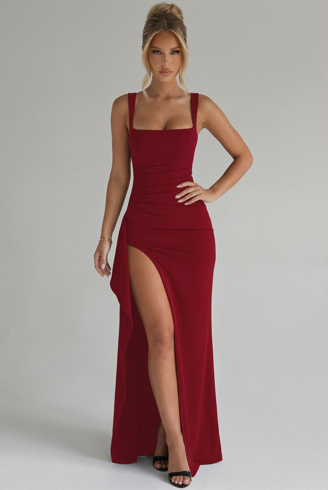 Poppy | Tie Wedding Guest Maxi Dress