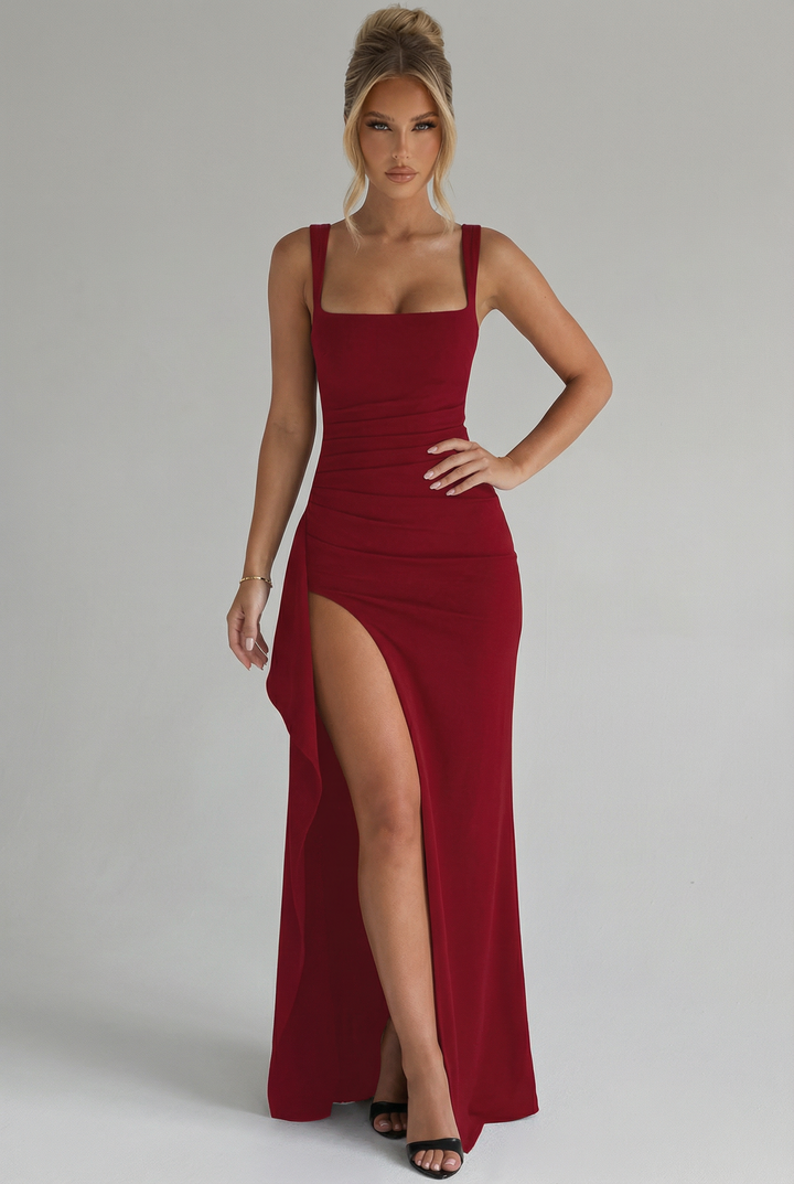 Poppy | Tie Wedding Guest Maxi Dress