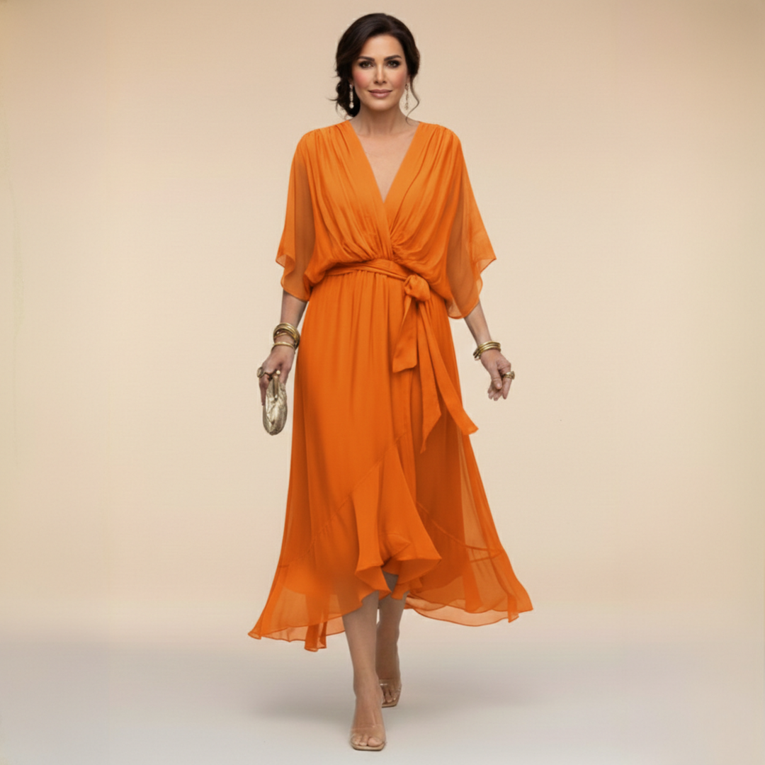 Hattie | Wedding Guest Wrap Midi Dress Women