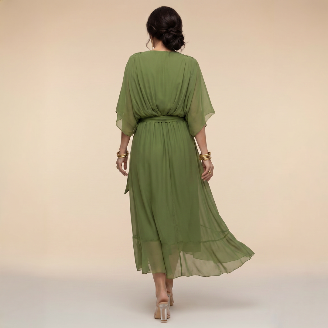 Hattie | Wedding Guest Wrap Midi Dress Women