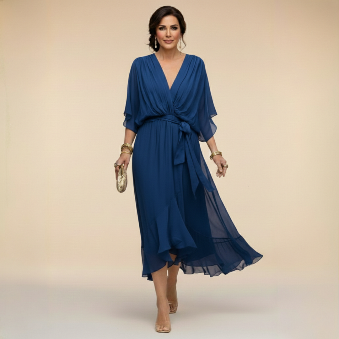 Hattie | Wedding Guest Wrap Midi Dress Women