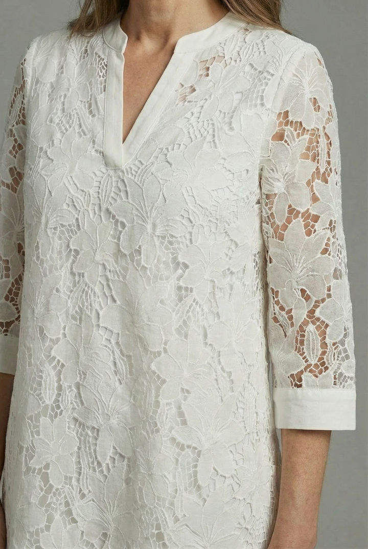 Evie | Wedding Guest Lace Midi Dress Women