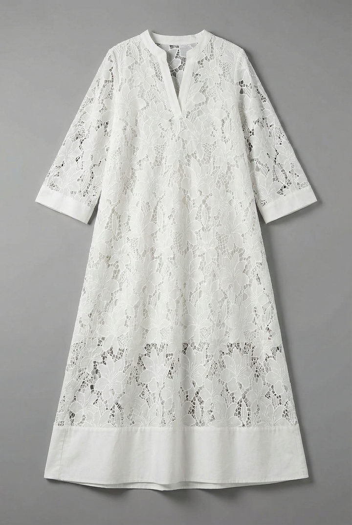 Evie | Wedding Guest Lace Midi Dress Women