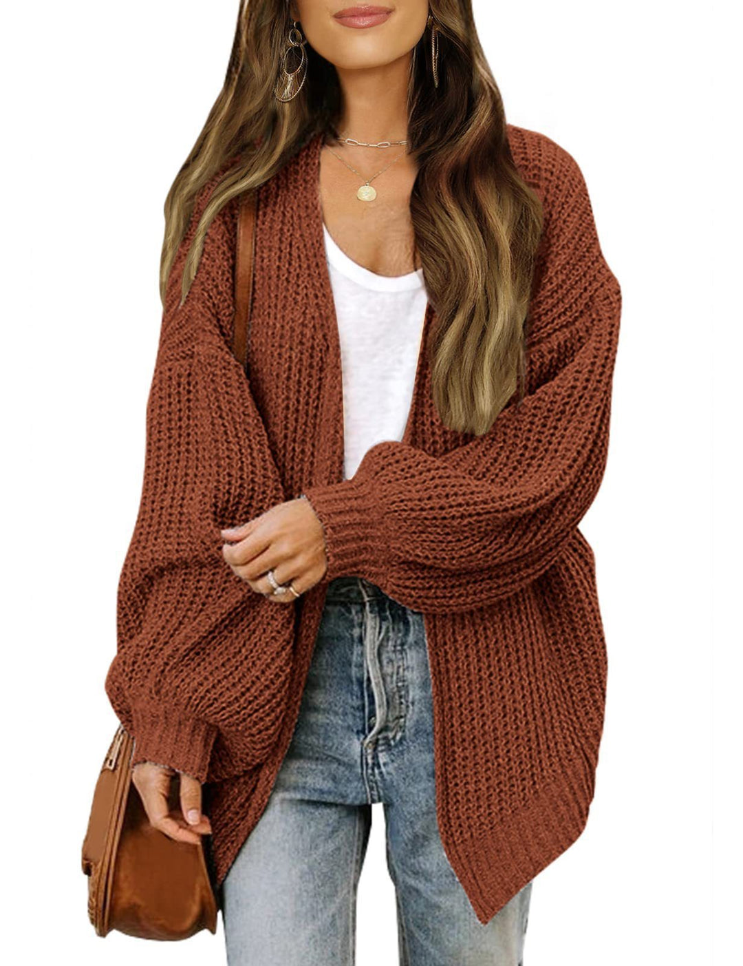 Lune London loose fit casual cardigan for women