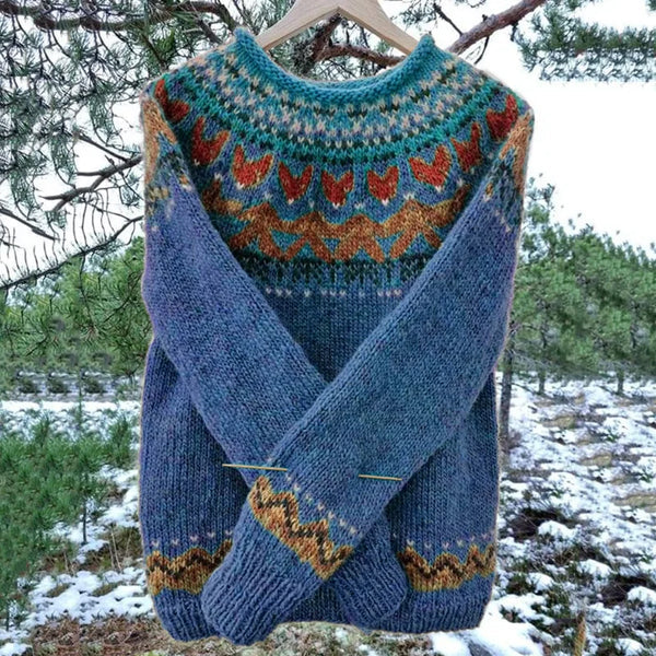 Amelia | Fair Isle Knit Women Clothing Sweater