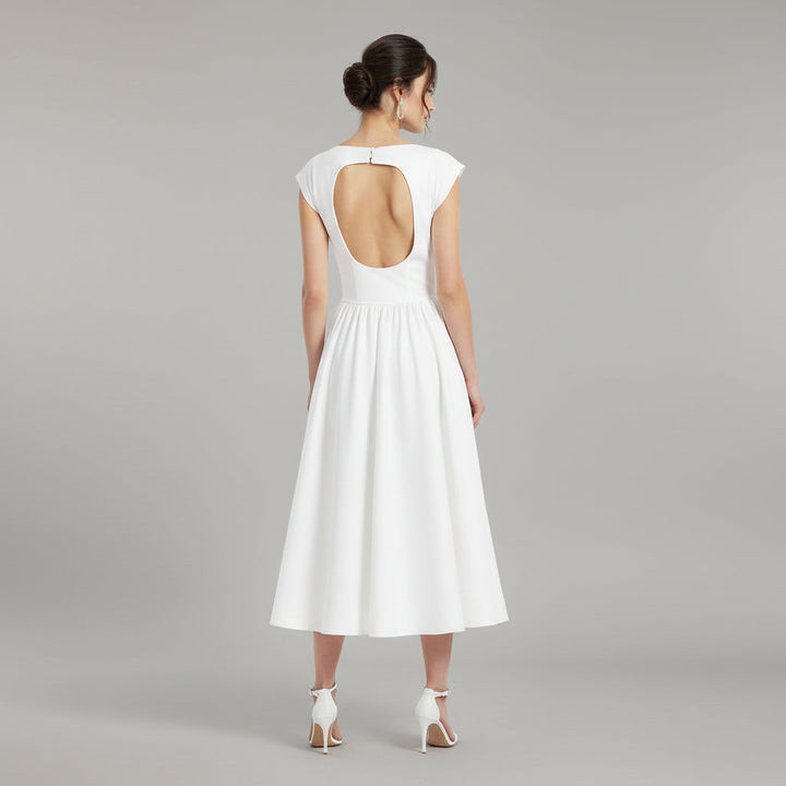 Cressida | Wedding Guest Full Skirt Midi Dress
