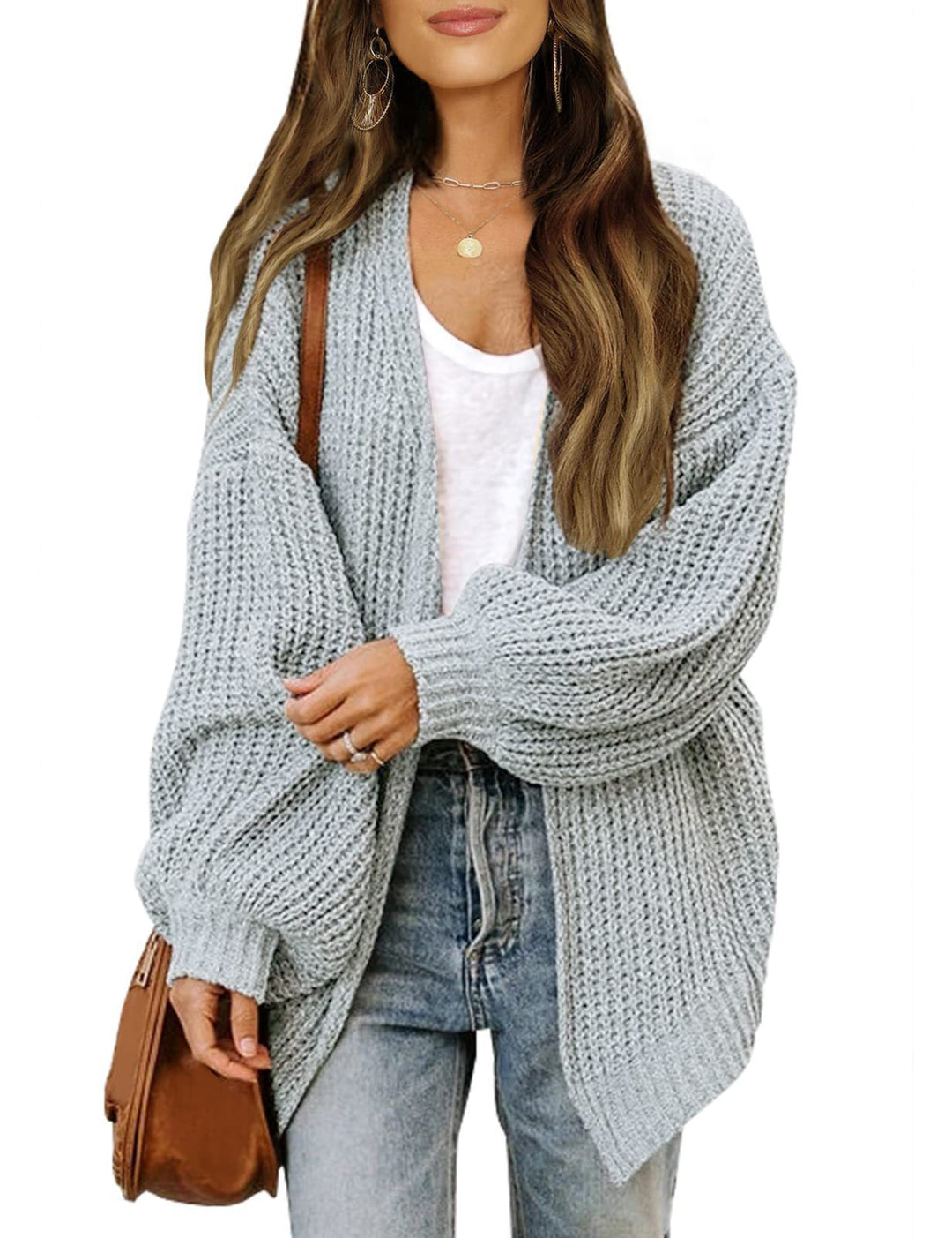 Lune London loose fit casual cardigan for women