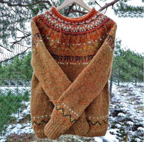 Amelia | Fair Isle Knit Women Clothing Sweater