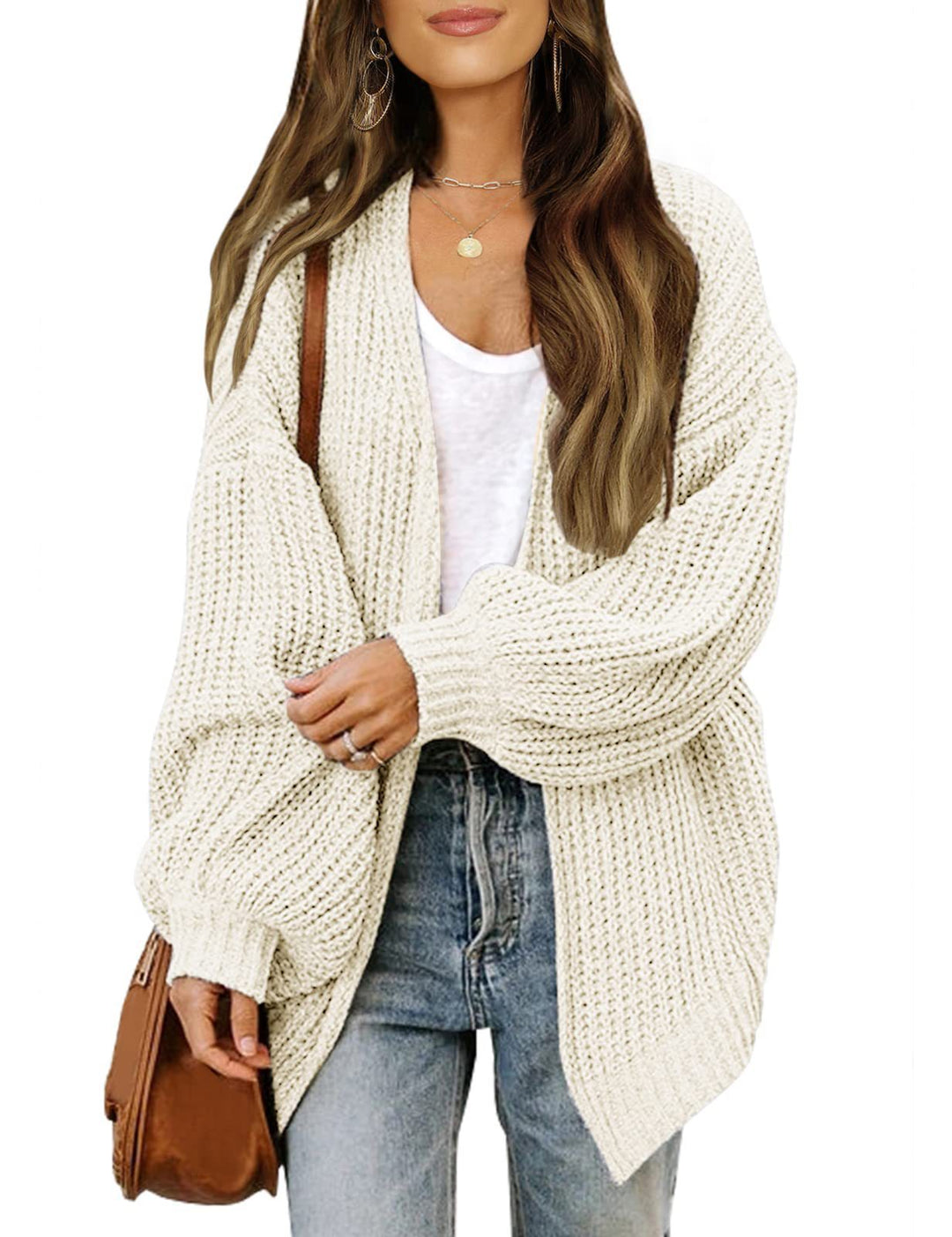 Lune London loose fit casual cardigan for women