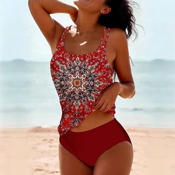 Millie | Print Tankini Two-Piece Summer Swimsuit