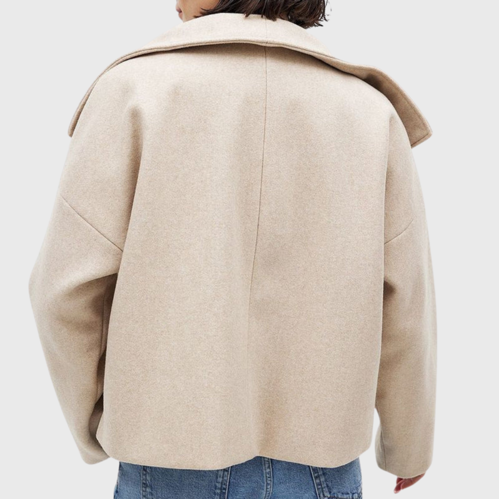 Beatrice | Cropped Double-Breasted Womens Coat