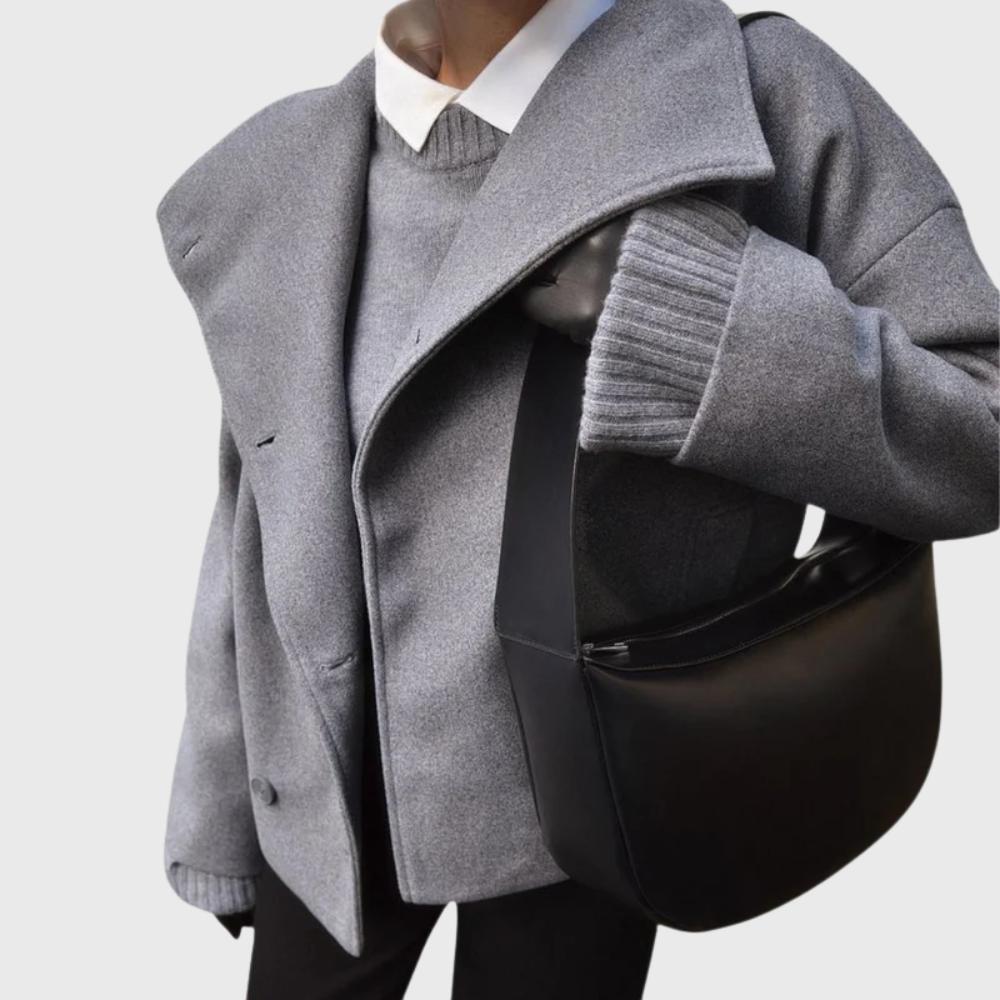 Beatrice | Cropped Double-Breasted Womens Coat