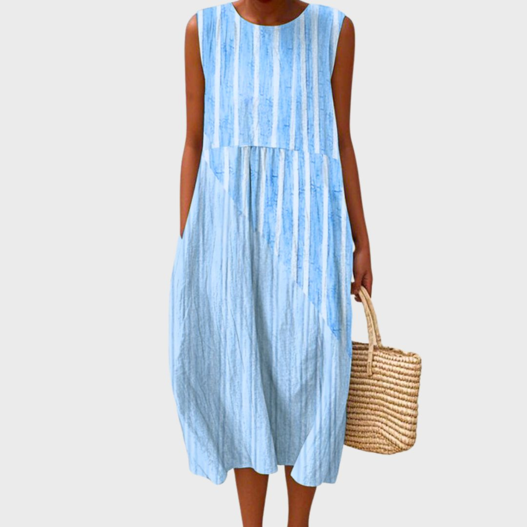 Ivy | Summer Dress for Women Tiered Plaid Midi