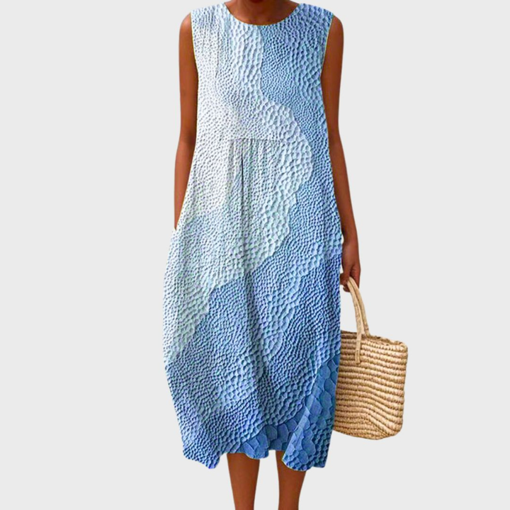 Ivy | Summer Dress for Women Tiered Plaid Midi