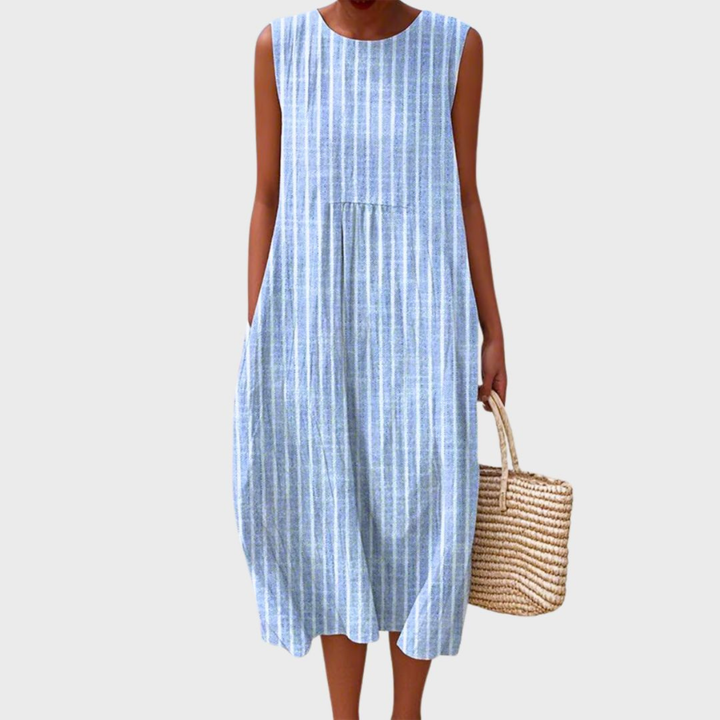 Ivy | Summer Dress for Women Tiered Plaid Midi