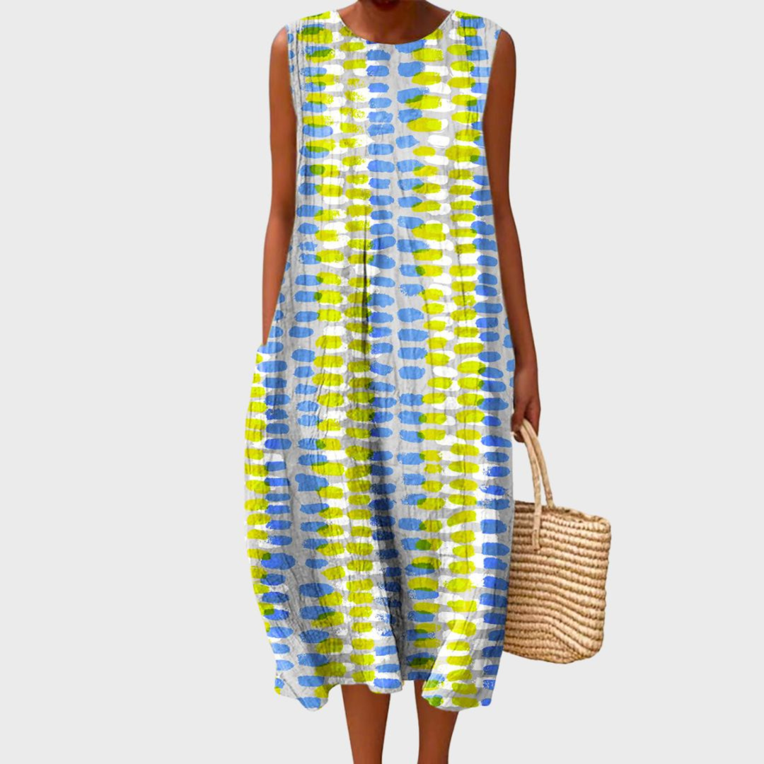 Ivy | Summer Dress for Women Tiered Plaid Midi