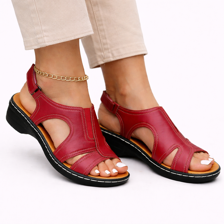 Sienna | Women Closed Toe Wedge Sandals