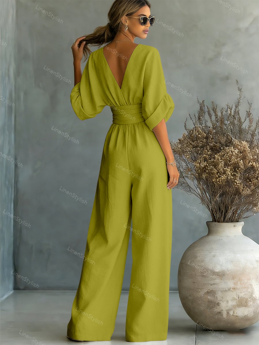 Millie | Wide Leg Jumpsuit Wedding Guest Dress