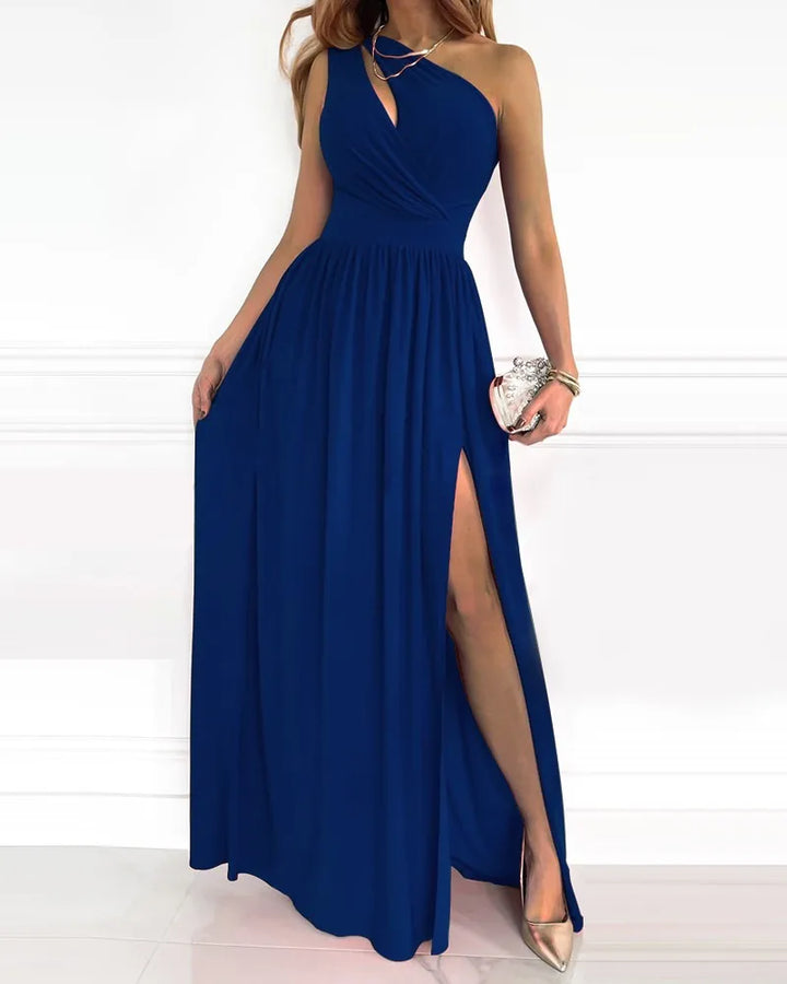 Beatrice | Wedding Guest Maxi Dress with Thigh Slit