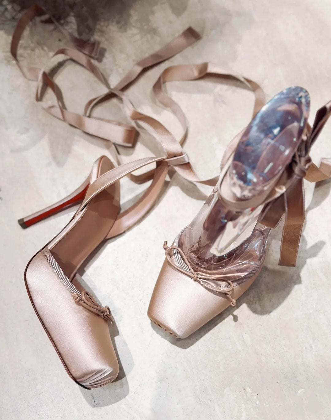 Poppy | Satin Ankle Tie Sandals Wedding Heels