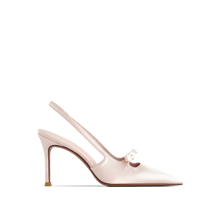 Elsie | Bow Detail Slingback Stiletto Sandals Women