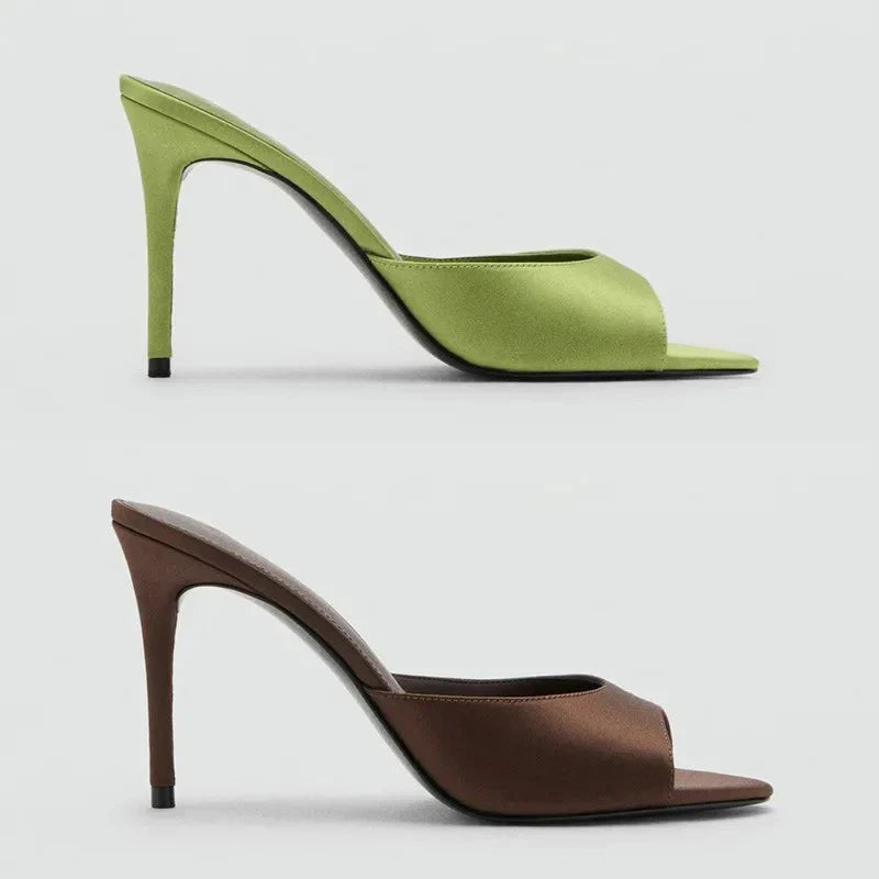 Matilda | Women Stiletto Heel Mule Sandals