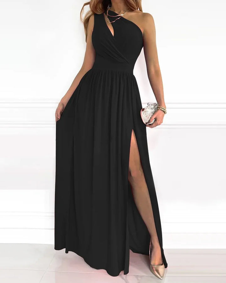Beatrice | Wedding Guest Maxi Dress with Thigh Slit