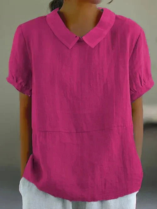 Daisy | Women Clothing Short Sleeve Linen Blouse