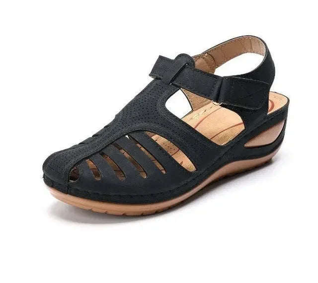 Millie | Women Closed Toe Wedge Sandals