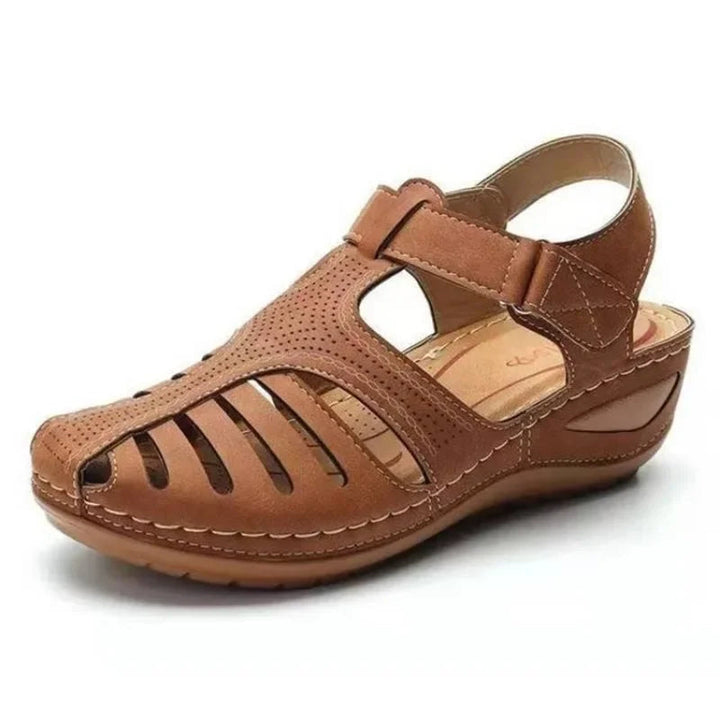 Millie | Women Closed Toe Wedge Sandals