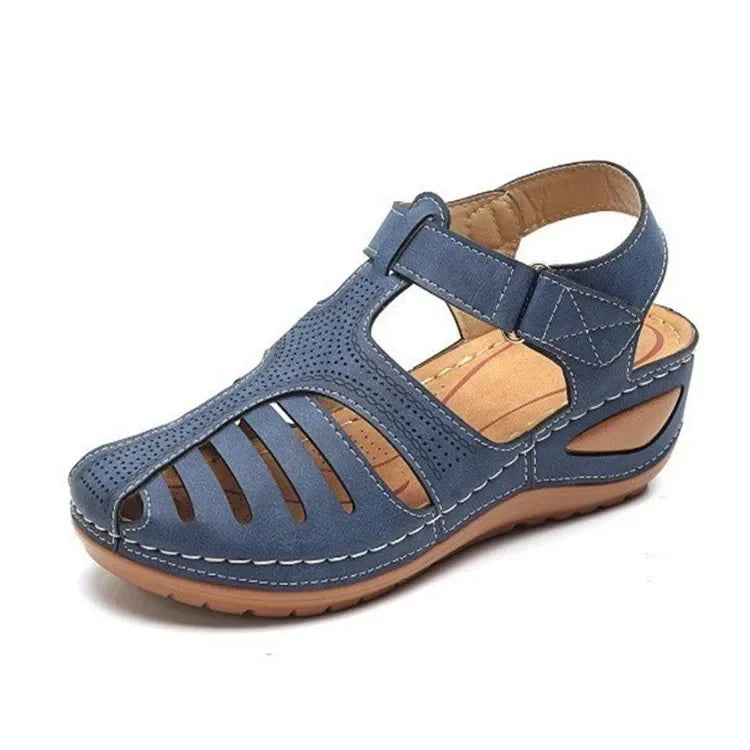 Millie | Women Closed Toe Wedge Sandals