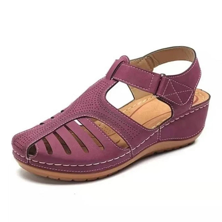 Millie | Women Closed Toe Wedge Sandals