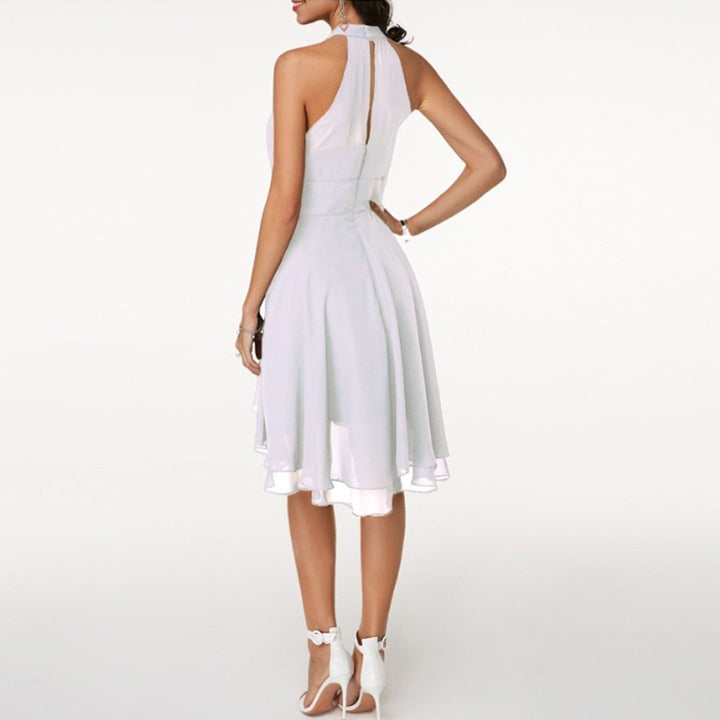 Pippa | Wedding Guest Chiffon Halter Dress Women