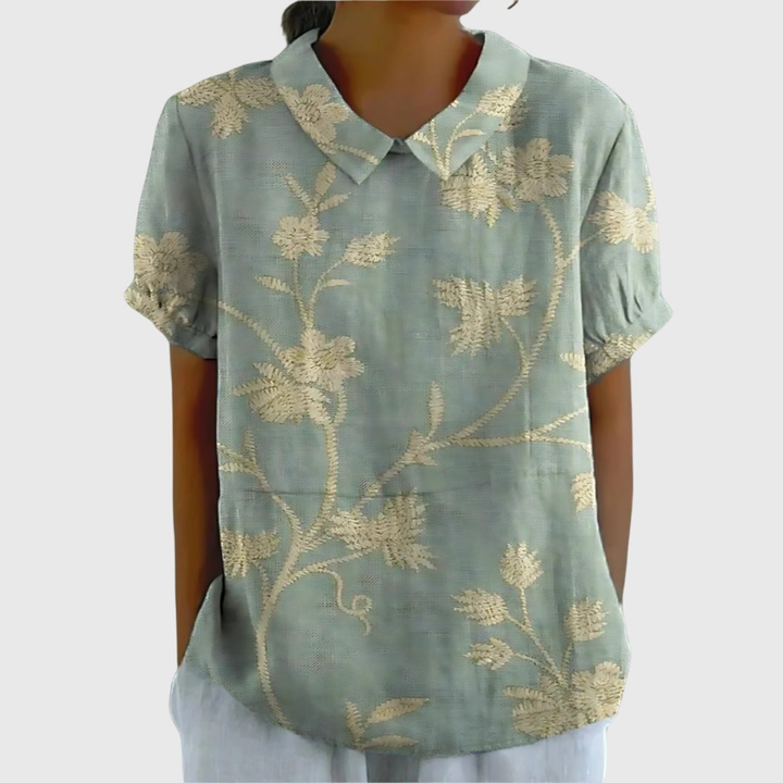 Amelia | Women Clothing Short Sleeve Blouse