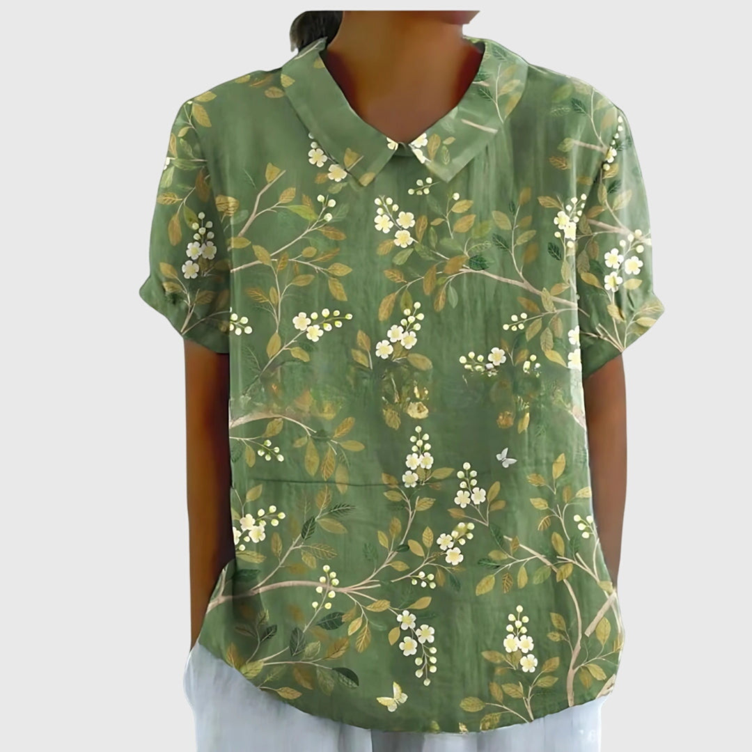 Amelia | Women Clothing Short Sleeve Blouse
