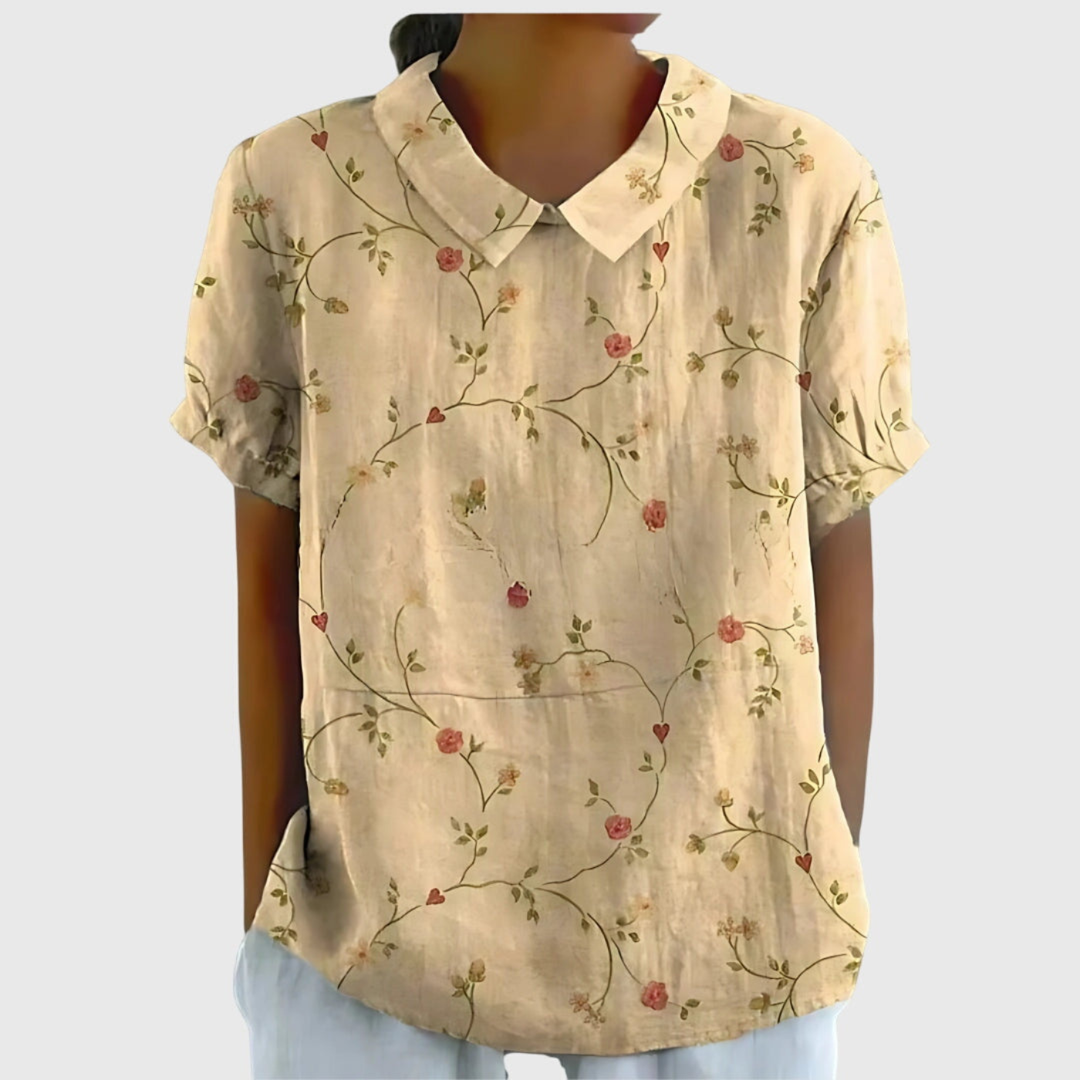 Amelia | Women Clothing Short Sleeve Blouse