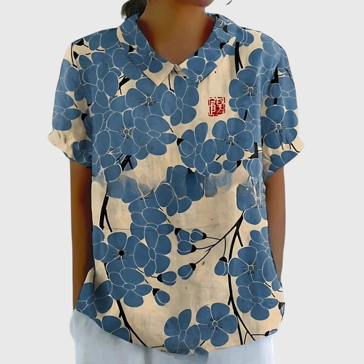 Amelia | Women Clothing Short Sleeve Blouse