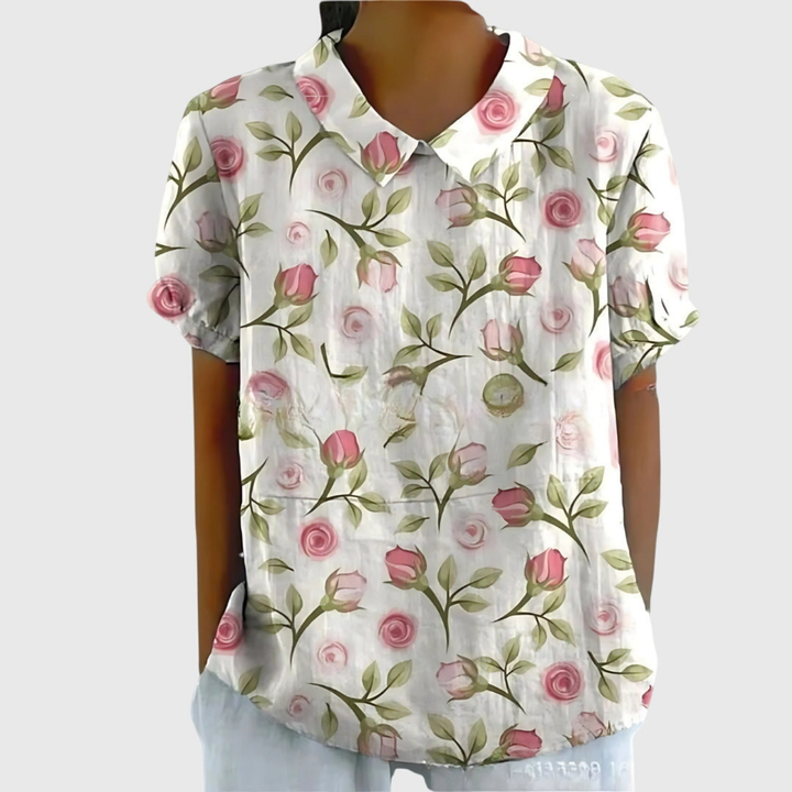 Amelia | Women Clothing Short Sleeve Blouse