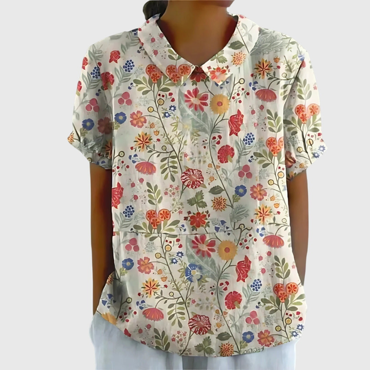 Amelia | Women Clothing Short Sleeve Blouse