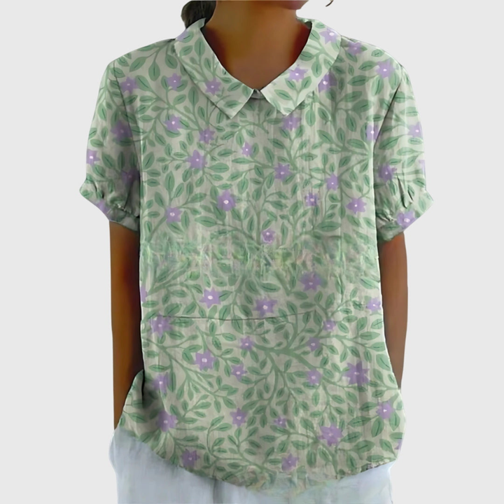 Amelia | Women Clothing Short Sleeve Blouse